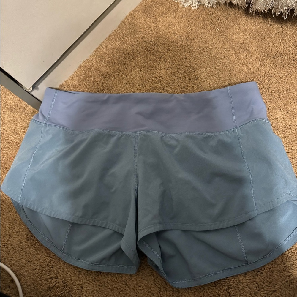 LULULEMON SPEED UP SHORTS - CHAMBRAY